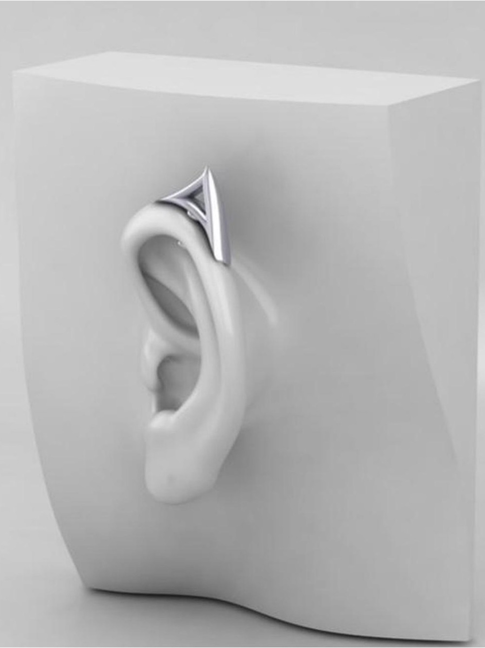 Sterling Silver Fae Helix Earrings — Fairy/Elf Ear Accessory